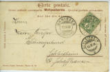 Adressfeld bis 1905